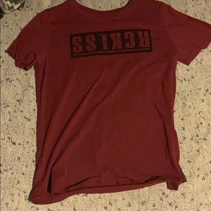 Y&R Men’s Dark/Maroon Red T-Shirt